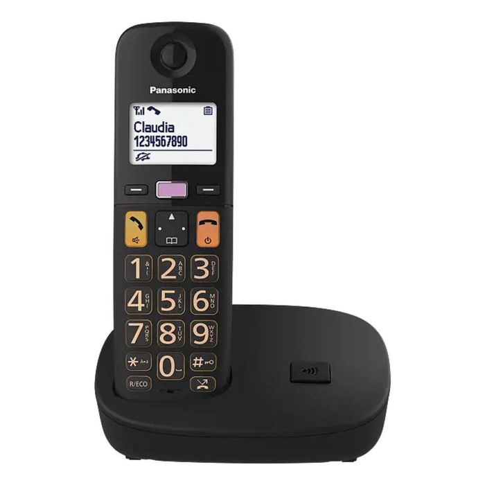 Teléfono Inalámbrico Panasonic KX-TGU112EXB Negro 4 Teléfono Inalámbrico Panasonic KX-TGU112EXB Negro 4