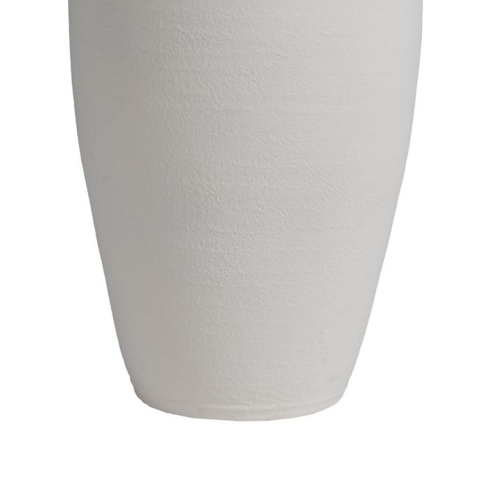 Jarrón Blanco Barro Decoración 27 X 27 X 100 cm