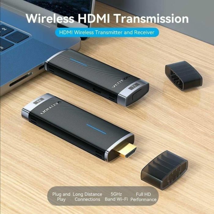 Adaptador de vídeo inalámbrico HDMI a HDMI Vention ADCB0 3 Adaptador de vídeo inalámbrico HDMI a HDMI Vention ADCB0 3