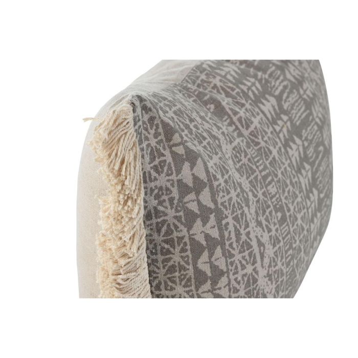 Cojín Home ESPRIT Gris Natural Boho 50 x 8 x 30 cm 3 Cojín Home ESPRIT Gris Natural Boho 50 x 8 x 30 cm 3