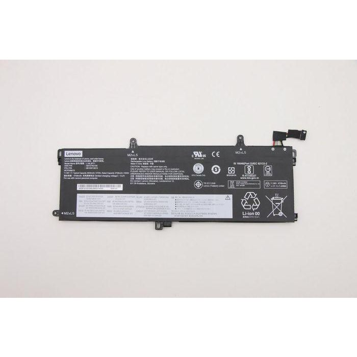 Lenovo Internal lithium-ion battery, 3-cell design, 57Wh capacity, compatible with select Lenovo ThinkPad models. Lenovo Internal lithium-ion battery, 3-cell design, 57Wh capacity, compatible with select Lenovo ThinkPad models.