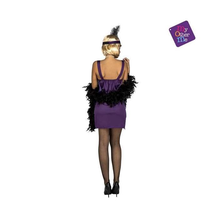 Disfraz adulto charlestón morado talla m-l 1 Disfraz adulto charlestón morado talla m-l 1