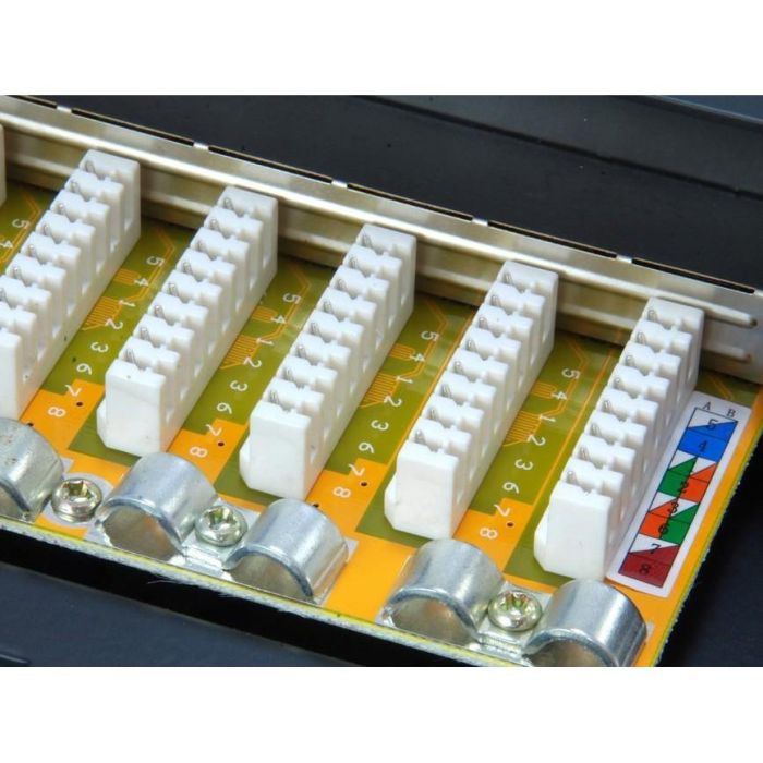 Equip Patchpanel 16x RJ45 Cat6 19" FTP 1HE ISO/IEC schwarz 4