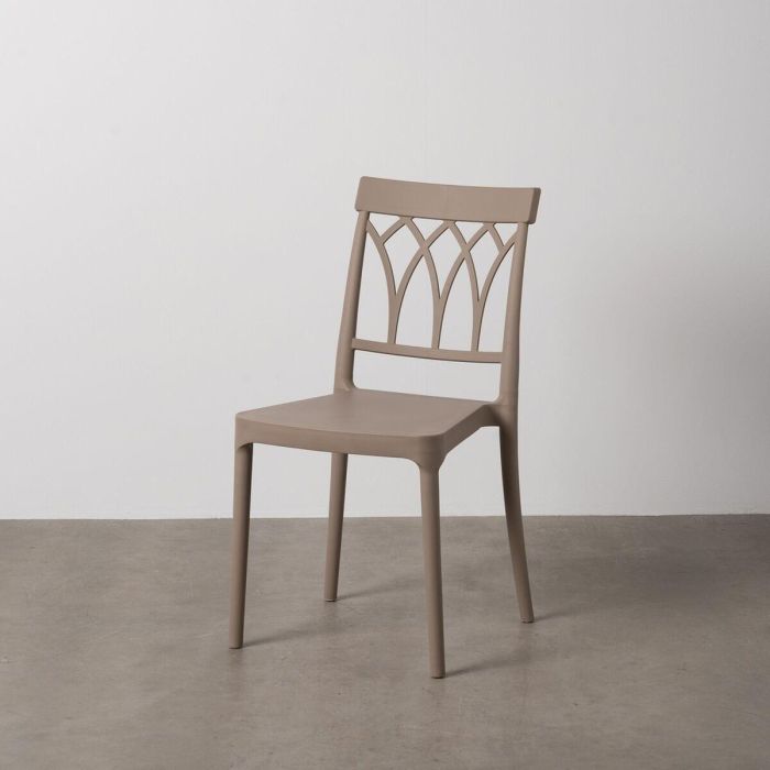 Silla de Comedor Taupé 42 x 54 x 83 cm 1