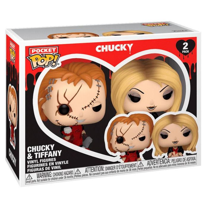 Blister 2 figuras Pocket POP Chucky & Tiffany Valentine 1 Blister 2 figuras Pocket POP Chucky & Tiffany Valentine 1
