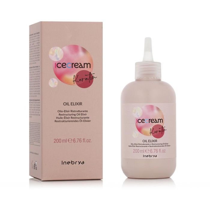 Aceite Capilar Inebrya Ice Cream Keratin 200 ml