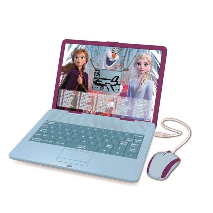 Lexibook - Ordenador Portátil Educativo Bilingüe Frozen con 120 Actividades, Español/Inglés, Incluye Pilas, 34x4.6x25.5 cm Lexibook - Ordenador Portátil Educativo Bilingüe Frozen con 120 Actividades, Español/Inglés, Incluye Pilas, 34x4.6x25.5 cm