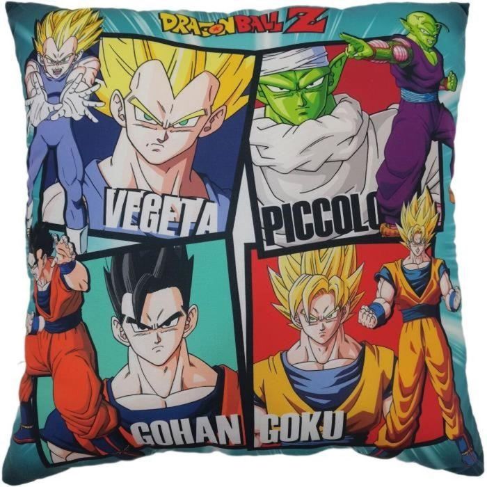 Dragon Ball Z DRA3700891712934 Cojín de doble cara Cuadrado de Microfibra - 40 x 40 cm 4