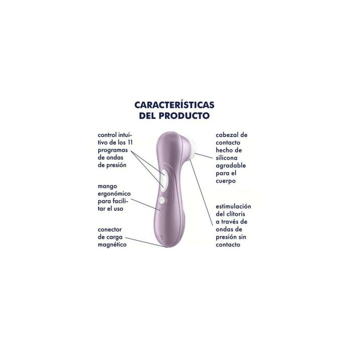 Succionador de Clítoris Satisfyer SATPRO2 Oro Rosa 3 Succionador de Clítoris Satisfyer SATPRO2 Oro Rosa 3