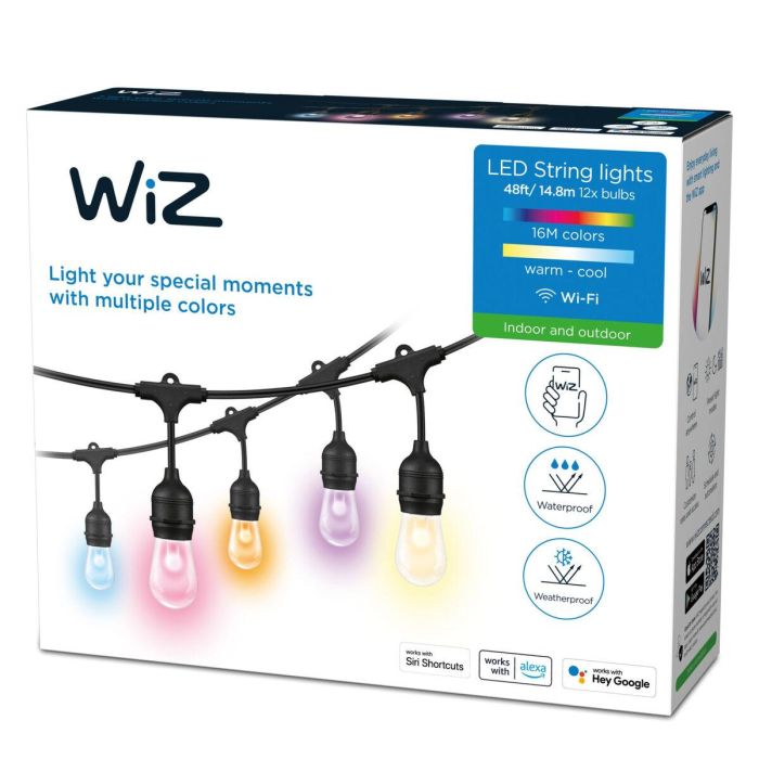 Wiz WIZ8719514554450 Guirnalda de Luces LED 15m Conectada para Exterior 9 Wiz WIZ8719514554450 Guirnalda de Luces LED 15m Conectada para Exterior 9