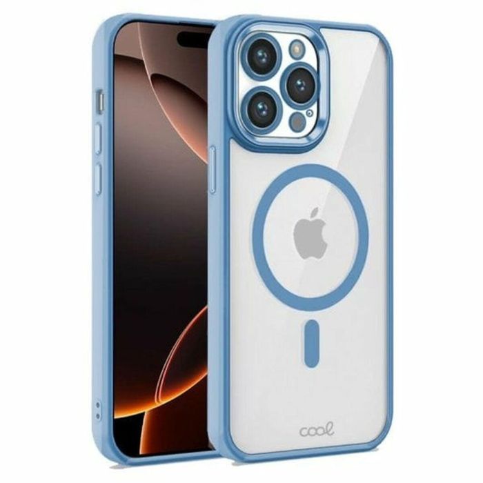 Funda para Móvil Cool iPhone 16 Pro Max Cian Apple