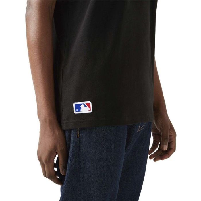 Camiseta de Manga Corta Hombre New Era 12827252 Negro (XL)
