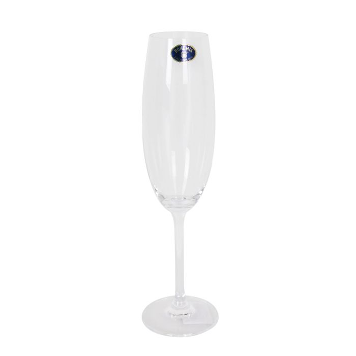 Set 6 Copas Champagne Bohemia 220 cc Clara (4 Cajas) 5
