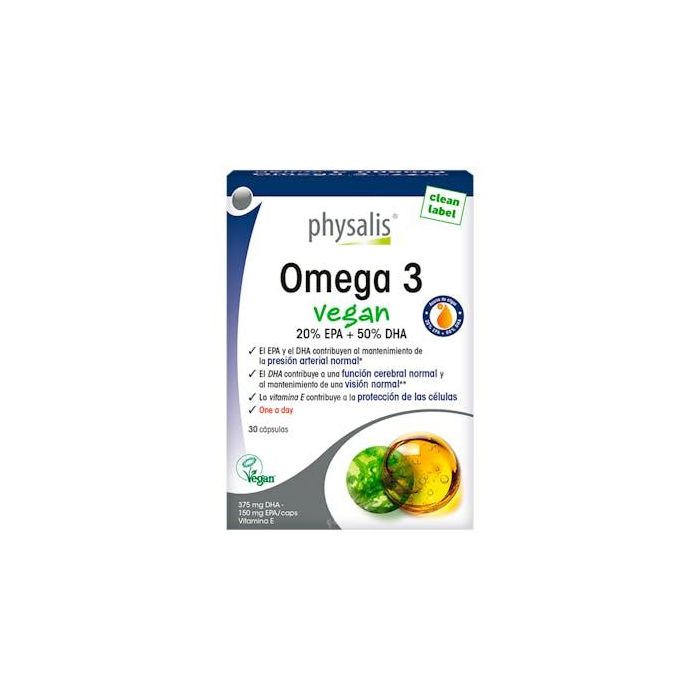PHYSALIS Omega 3 30 Cápsulas Vegano