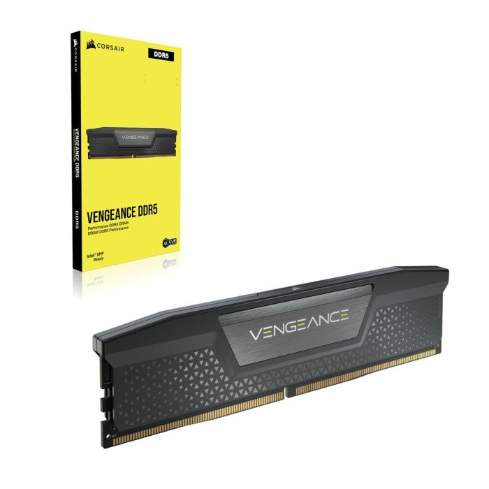 Memoria RAM - CORSAIR - Vengeance DDR5 RAM 64GB (2x32GB) 6400MHz CL32 Compatible con Intel XMP iCUE - Negro (CMK64GX5M2B6400C32) 1