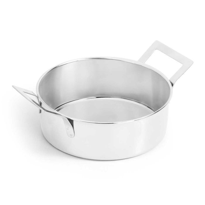 Kinvara Cazuela Aperitivo 400 ml Acero Inoxidable 16x5.5x12 cm (24 Unidades)