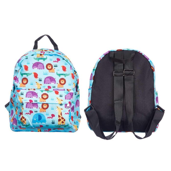 Mochila Infantil Animales Pincello 22x28x12 cm - Estampado Colorido (12 Unidades) 2 Mochila Infantil Animales Pincello 22x28x12 cm - Estampado Colorido (12 Unidades) 2