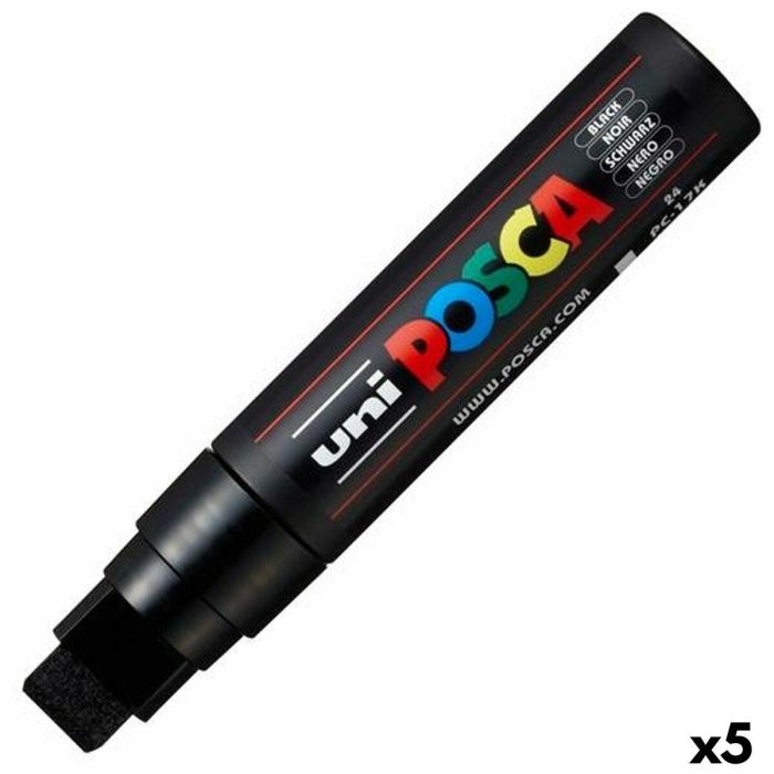 Rotuladores POSCA PC-17K Negro (5 Unidades) 0 Rotuladores POSCA PC-17K Negro (5 Unidades) 0