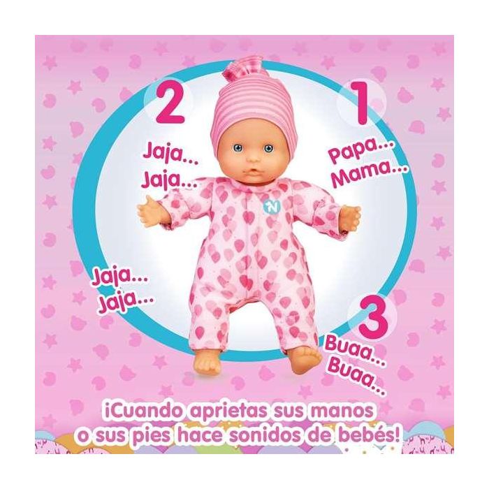 Muñeco Nenuco 3 Funciones Rosa Nfn85000 Nenuco 4