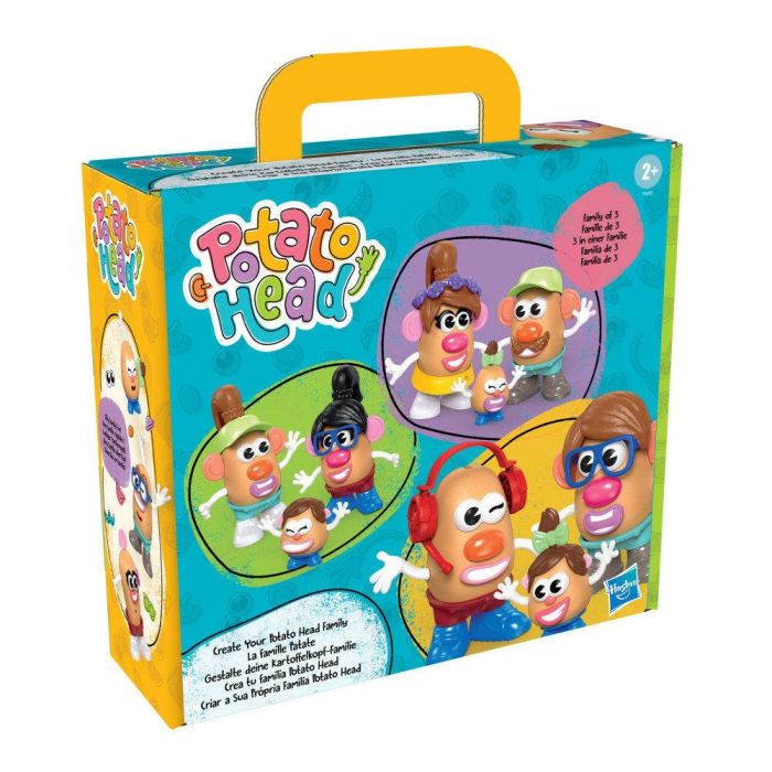 Playskool F9408 Potato Head Crea Tu Familia - Set de 3 Cuerpos (2 Grandes, 1 Pequeño) y 41 Accesorios Mix & Match para Niños +2 años 1 Playskool F9408 Potato Head Crea Tu Familia - Set de 3 Cuerpos (2 Grandes, 1 Pequeño) y 41 Accesorios Mix & Match para Niños +2 años 1