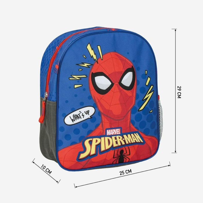 Mochila Escolar Spider-Man Azul 8,0 x 30,0 x 25,0 cm 5 Mochila Escolar Spider-Man Azul 8,0 x 30,0 x 25,0 cm 5