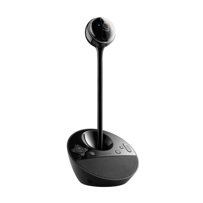 Logitech BCC950 ConferenceCam All-in-One HD 1080p Videoconferencia para Grupos Pequeños con Control Remoto y Altavoz Full Duplex, Certificada para Skype