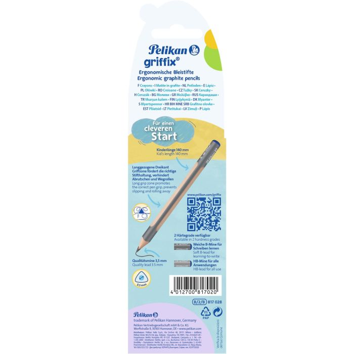 Pelikan Bleistifte griffix B/2/B 2 Stück Faltschachtel 1 Pelikan Bleistifte griffix B/2/B 2 Stück Faltschachtel 1