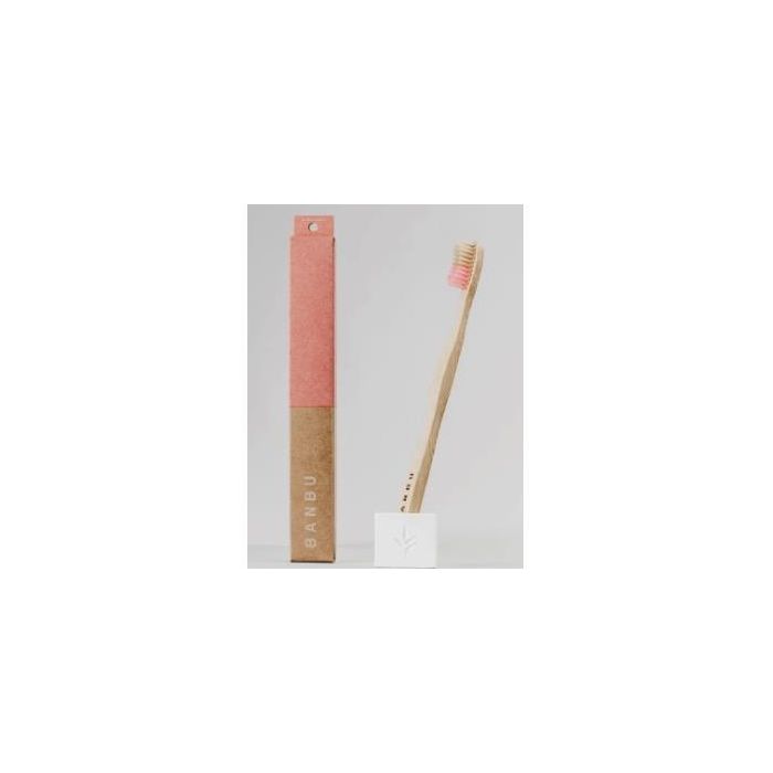 Banbu Cepillo Dental Adulto Medio Rosa.