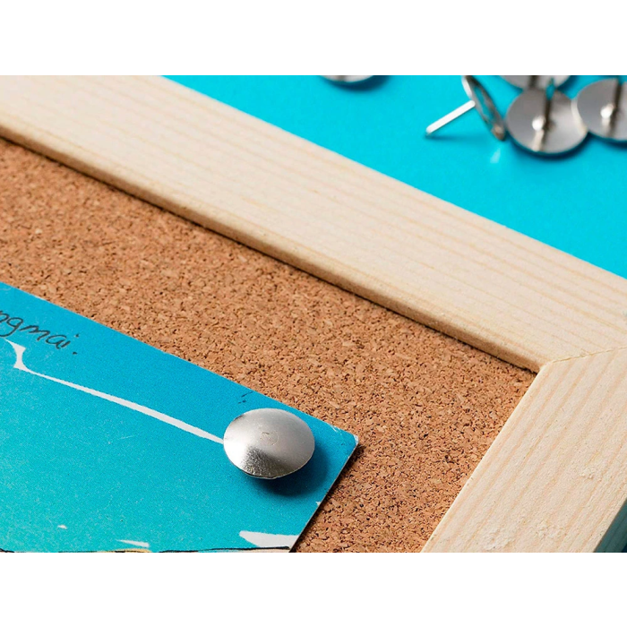 Liderpapel Chinchetas Niqueladas Caja de 50 Unidades Metal 10mm 1