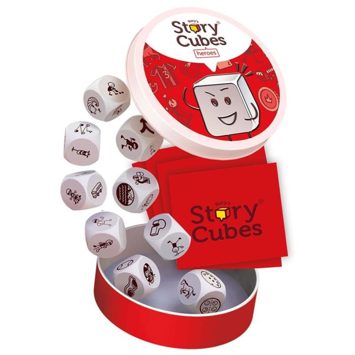 Rory's Story Cubes ASMRSC306ML1 Juego de Dados Heroes para Crear Historias, Edad Recomendada 6 Años 1