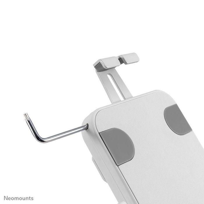 Neomounts WL15-625WH1 Soporte de Pared para Tablet 7.9-11" Rotación 360° y Bloqueable con Tornillo de Seguridad - Blanco 3