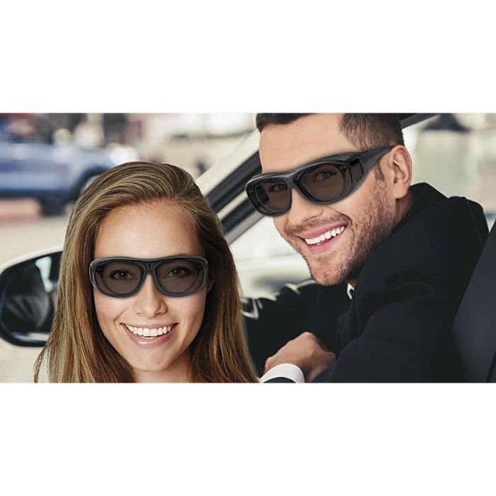 WEDO Überzieh-Sonnenbrille incl. Etui schwarz 2 WEDO Überzieh-Sonnenbrille incl. Etui schwarz 2