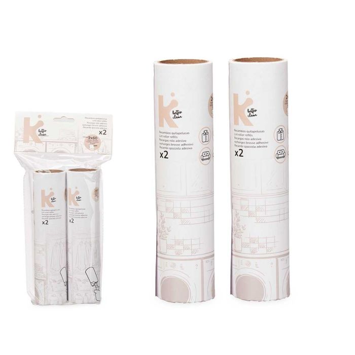 2 Recambios Quitapelusa 60 Hojas 19 cm - Arte Regal (24 Unidades) 2 Recambios Quitapelusa 60 Hojas 19 cm - Arte Regal (24 Unidades)