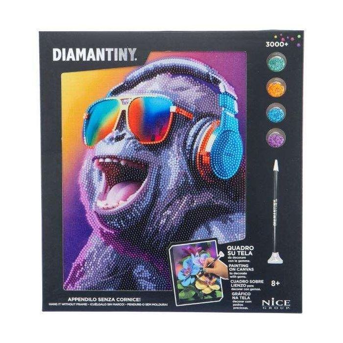 Diario crystal artl diamantiny quadro surt 3 animales. realiza mosaicos con gemas de colores.32x32x2,4 cm 1 Diario crystal artl diamantiny quadro surt 3 animales. realiza mosaicos con gemas de colores.32x32x2,4 cm 1