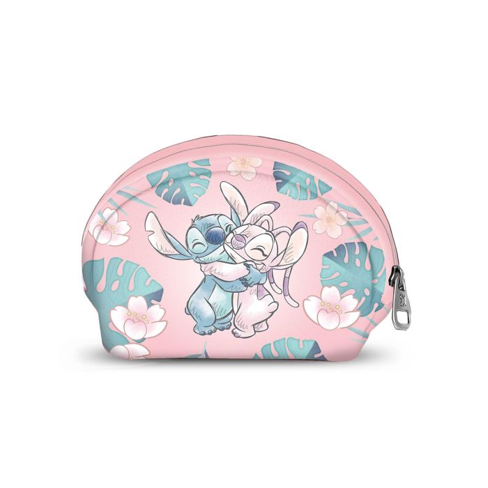 Monedero Oval Casual Hug Disney Lilo y Stitch Rosa