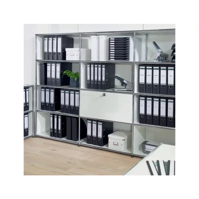 Leitz Archivador de Palanca DIN A4 Lomo 80 mm Cartón Jaspeado CO2 Neutral Gris 7