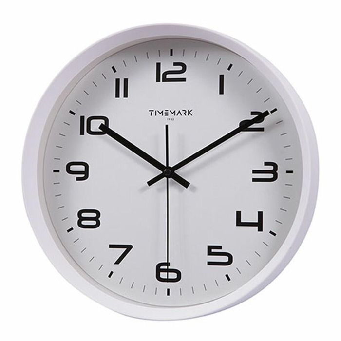Reloj de Pared Timemark Blanco 30 x 30 cm