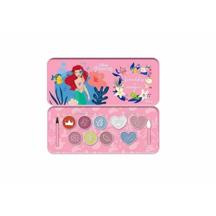 Estuche metaligo maquillaje princesas 18,20x7,70x2 cm Estuche metaligo maquillaje princesas 18,20x7,70x2 cm