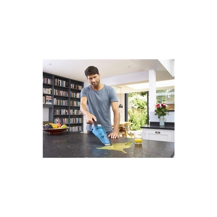 Black+Decker WDC-215-WA Recogeton Dustbuster Inalámbrico Aspira Líquidos y Sólidos con Batería de Litio