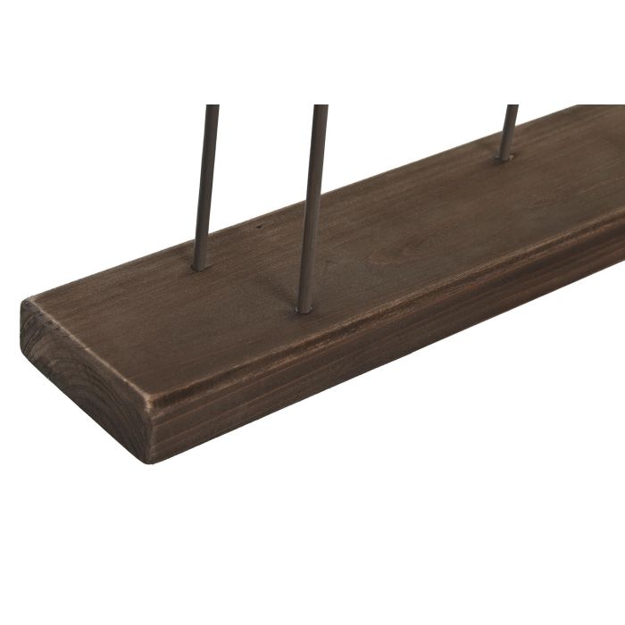 DKD Home Decor Figura Decorativa Atlántico, Escultura de Peces Marinos de Madera Paulownia, Marrón Claro, 8 x 27 x 51 cm 2