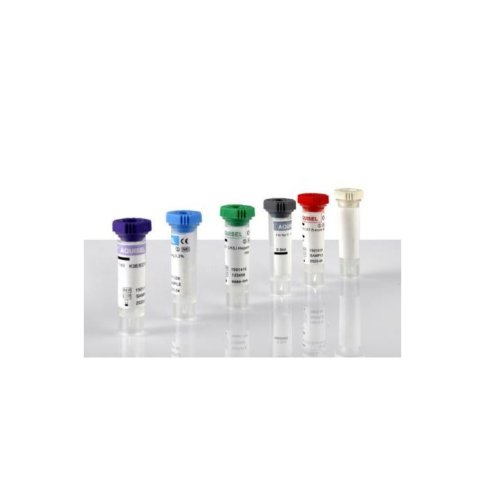 Aquisel Tubos Edta 3K Malva para muestras de sangre 0,5-0,25 mL 11x40 mm - 100 Unidades