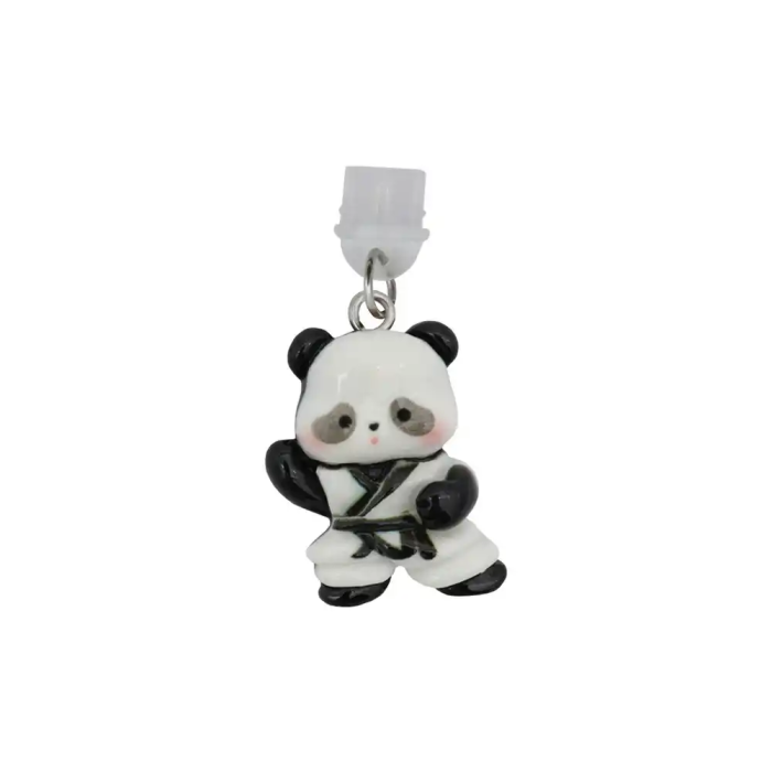 Wondee Charm Protector Funny Tipo C Panda para Conector USB-C - Tapón Decorativo Anti Polvo para Móvil