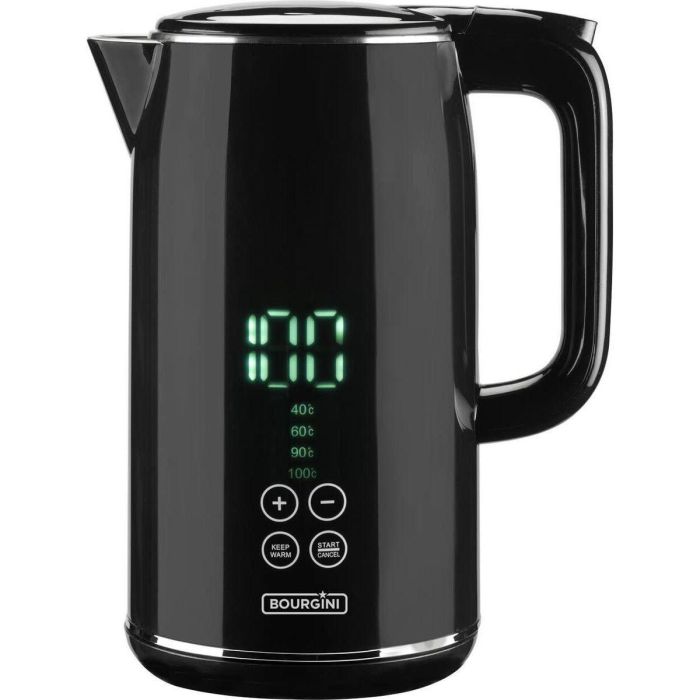 Hervidor Bourgini 235011 KETTLE 2200 W Negro 1,7 L