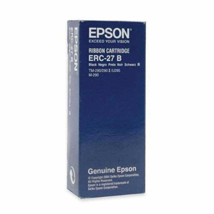 Epson M-290, TM-290/290II/295 ERC-27B (S015224) Cinta Nylon Negro Epson M-290, TM-290/290II/295 ERC-27B (S015224) Cinta Nylon Negro
