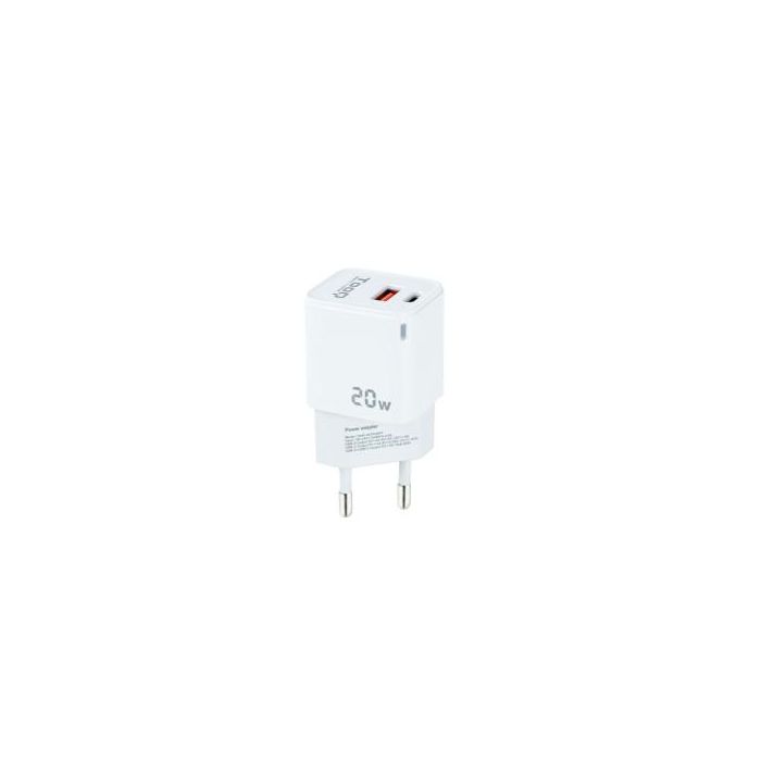 Cargador de Pared TooQ TQWC-QCPD20WT Blanco 20 W (1 unidad)