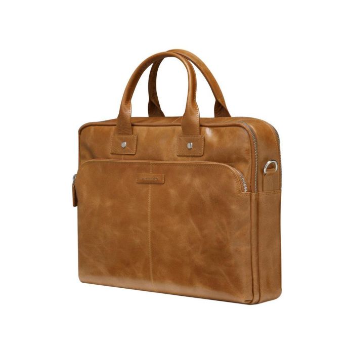 dbramante1928 Kronborg 16" Tan (2nd Gen) – Bolso para portátil de piel plena flor, color coñac 4