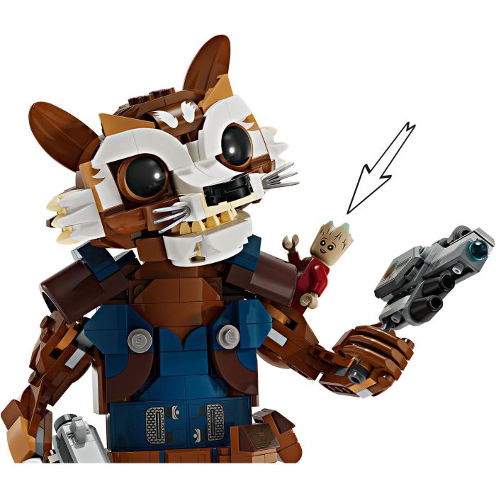 LEGO 76282 Marvel Super Heroes Rocket & Baby Groot Juego de Construcción, Figuras de Acción, 566 Piezas 4