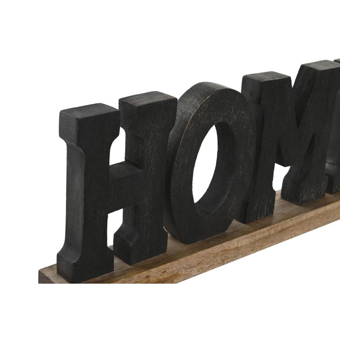 DKD Home Decor Decoración de Loft "Home Love" de Madera de Mango, Set 2 Unidades, Negro Marrón, 40x15x5 cm, Surtido Aleatorio 1 DKD Home Decor Decoración de Loft "Home Love" de Madera de Mango, Set 2 Unidades, Negro Marrón, 40x15x5 cm, Surtido Aleatorio 1