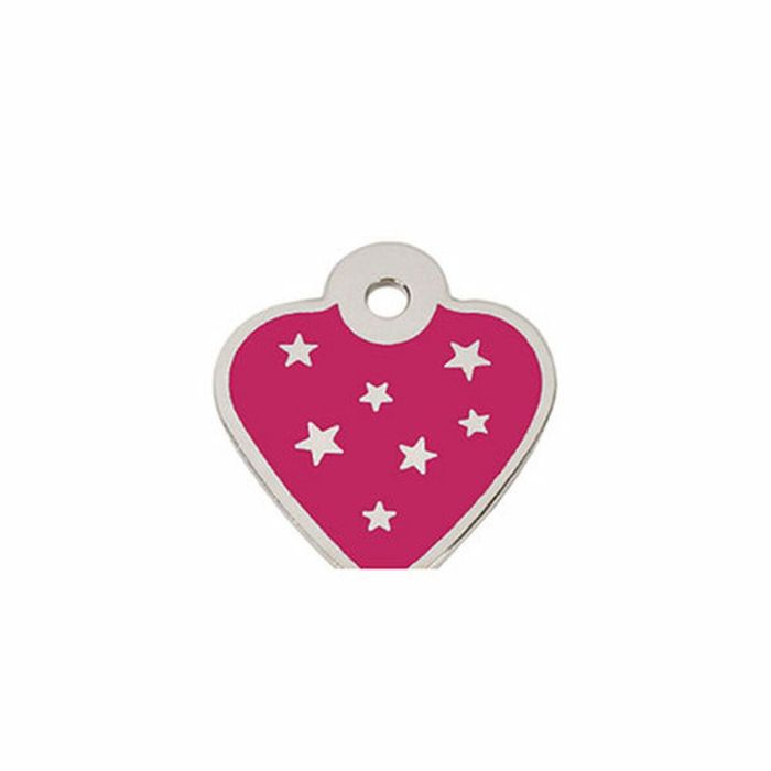 Placa identificativa para collar Imarc PetScribe Passion Rosa Plata 1 Placa identificativa para collar Imarc PetScribe Passion Rosa Plata 1