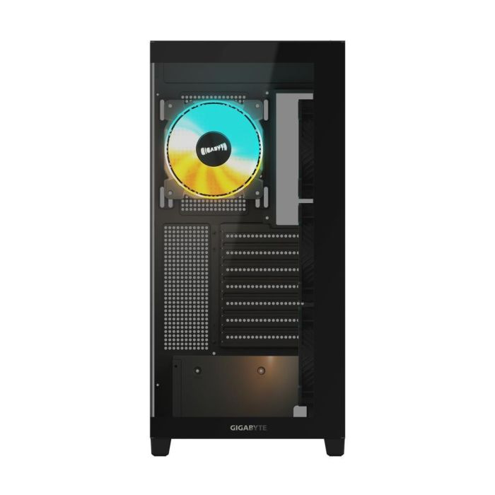 GIGABYTE C500 PANORAMIC STEALTH Midi Tower PC Gaming Panorámica con Ventana Lateral Cristal Templado, Soporte ATX, USB 3.2 Gen 2, Negro 1